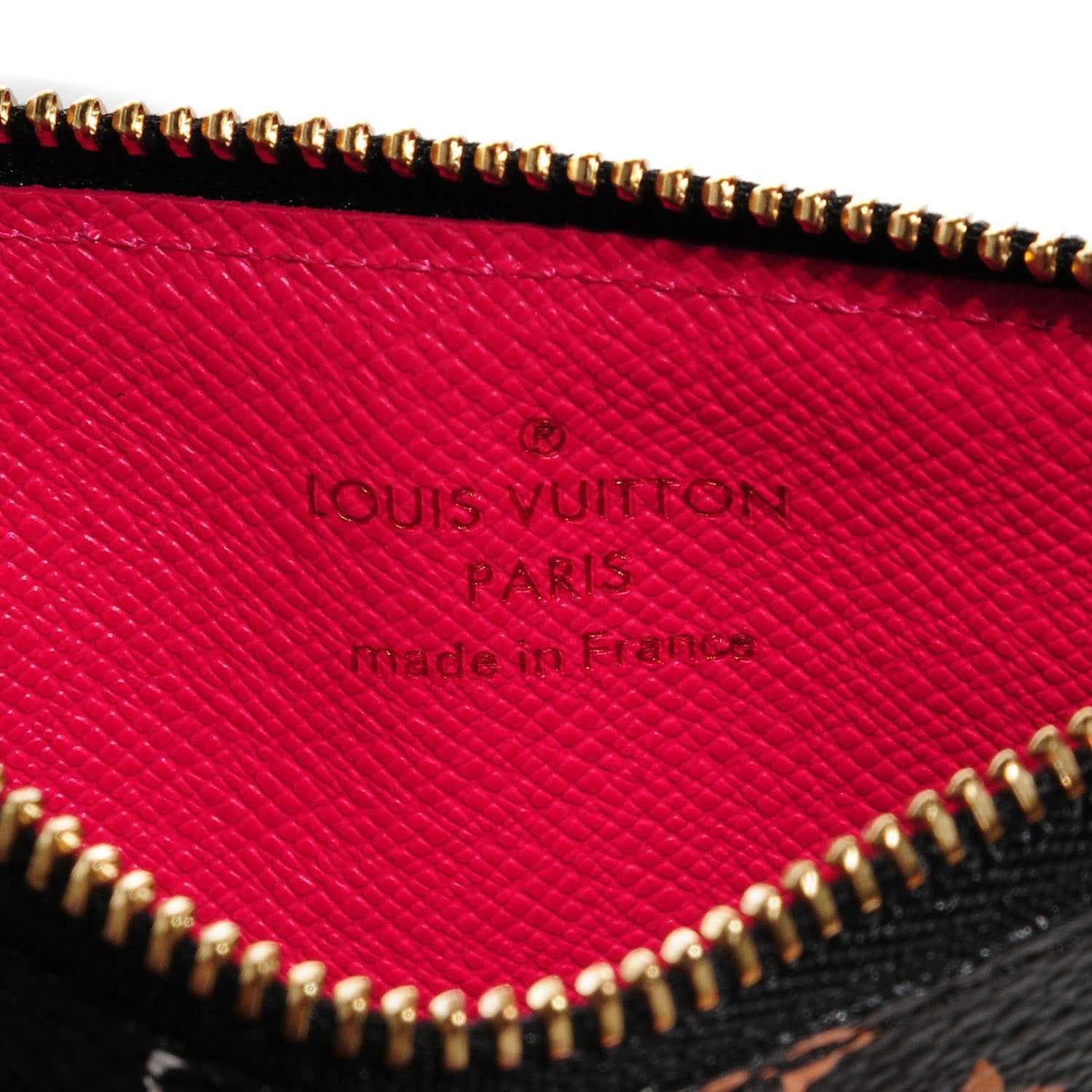 Louis Vuitton Monogram Multicolor Key Pouch Black Grenade 6 of 8