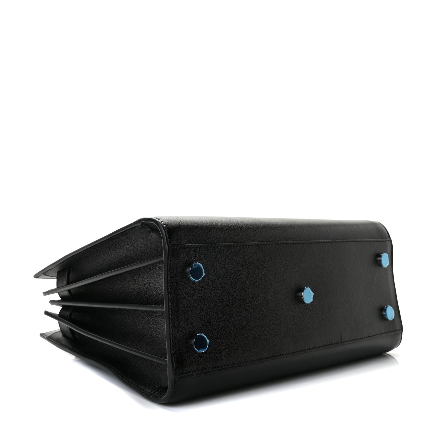 Calfskin Patchwork Baby Sac De Jour Black