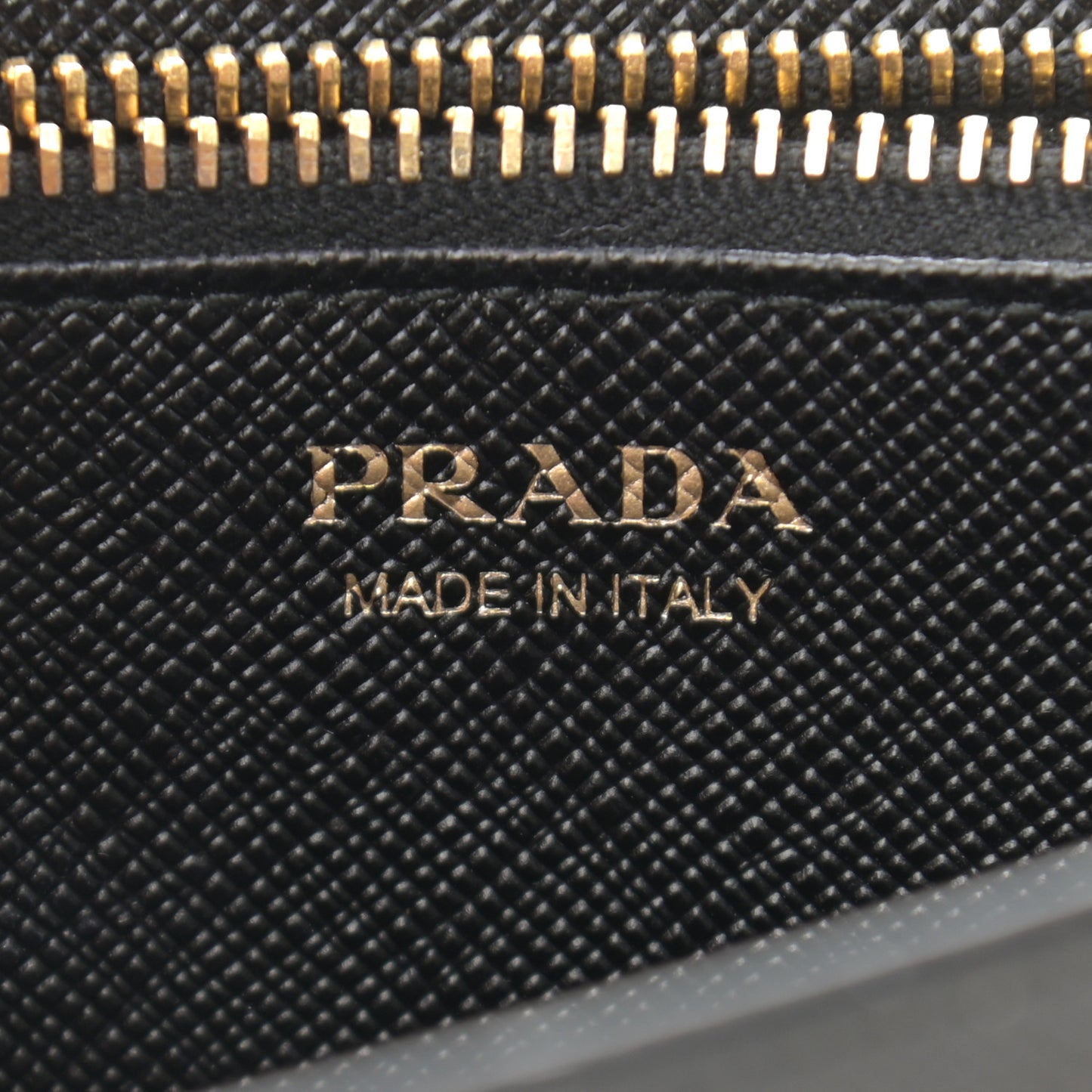 Saffiano Metal Phone Wristlet Crossbody Wallet Black