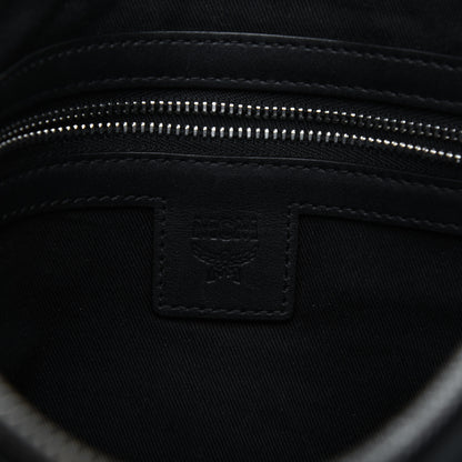 MCM Visetos Medium Crossbody Pouch Black 8 of 16