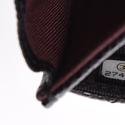 Chanel Caviar Quilted Flap Card Holder Black 8 of 9