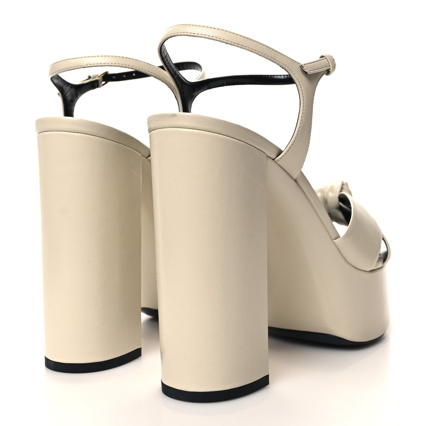 Vendome Bianca 85 Platform Sandals 40 Pearl