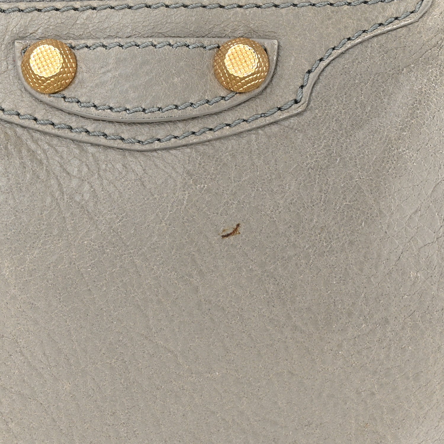 Balenciaga Agneau Giant 12 Gold Hardware Flat Crossbody Gris Pyrite 16 of 16