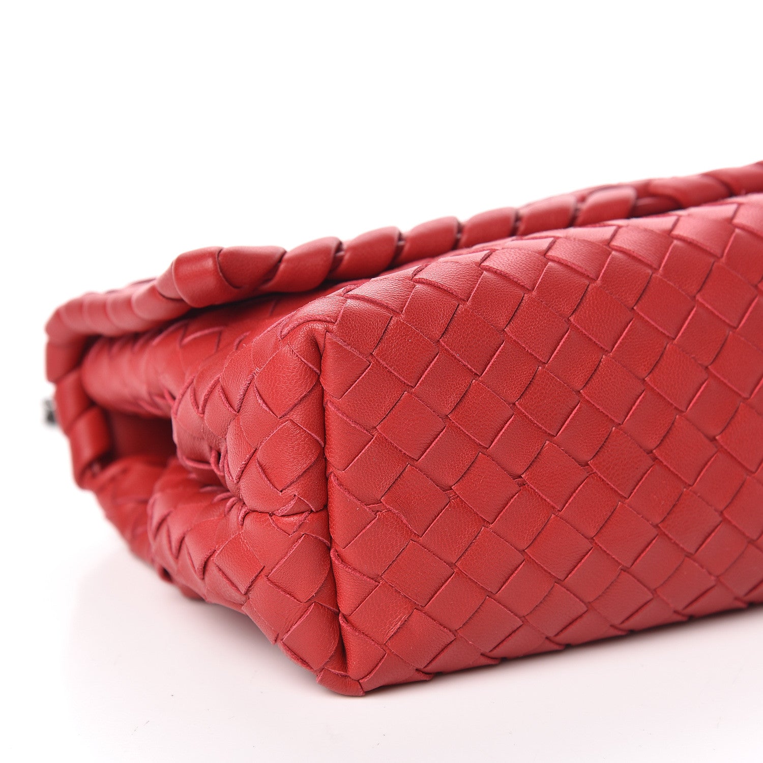 Bottega Veneta Nappa Intrecciato Baby Olimpia Shoulder Bag Vesuvio 8 of 13