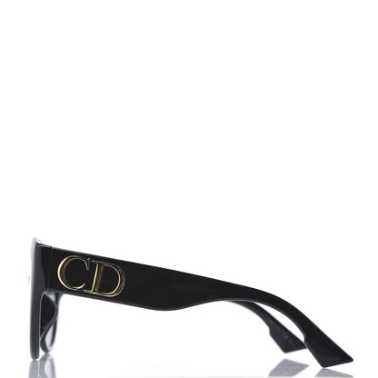 Christian Dior Acetate DDiorF Cat Eye Sunglasses Black 2 of 9