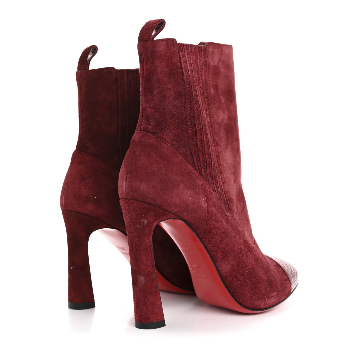 Veau Velours Calfskin Jurassic Me In The 90s 85 Ankle Boots 36.5 Tanin