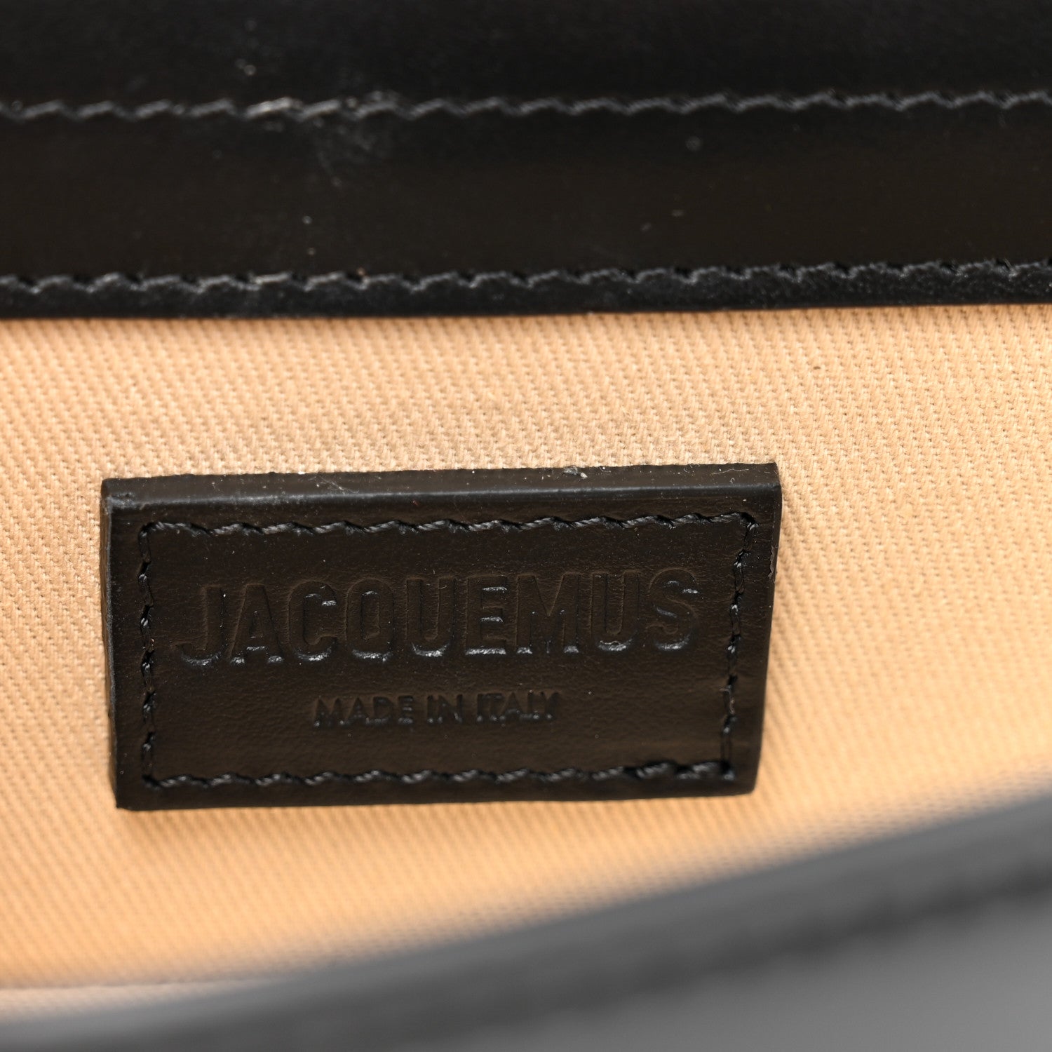 Jacquemus Smooth Calfskin Le Bambino Black 6 of 12
