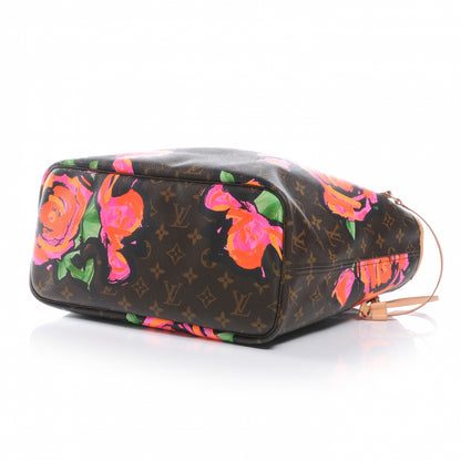 Louis Vuitton Monogram Roses Neverfull MM 4 of 7