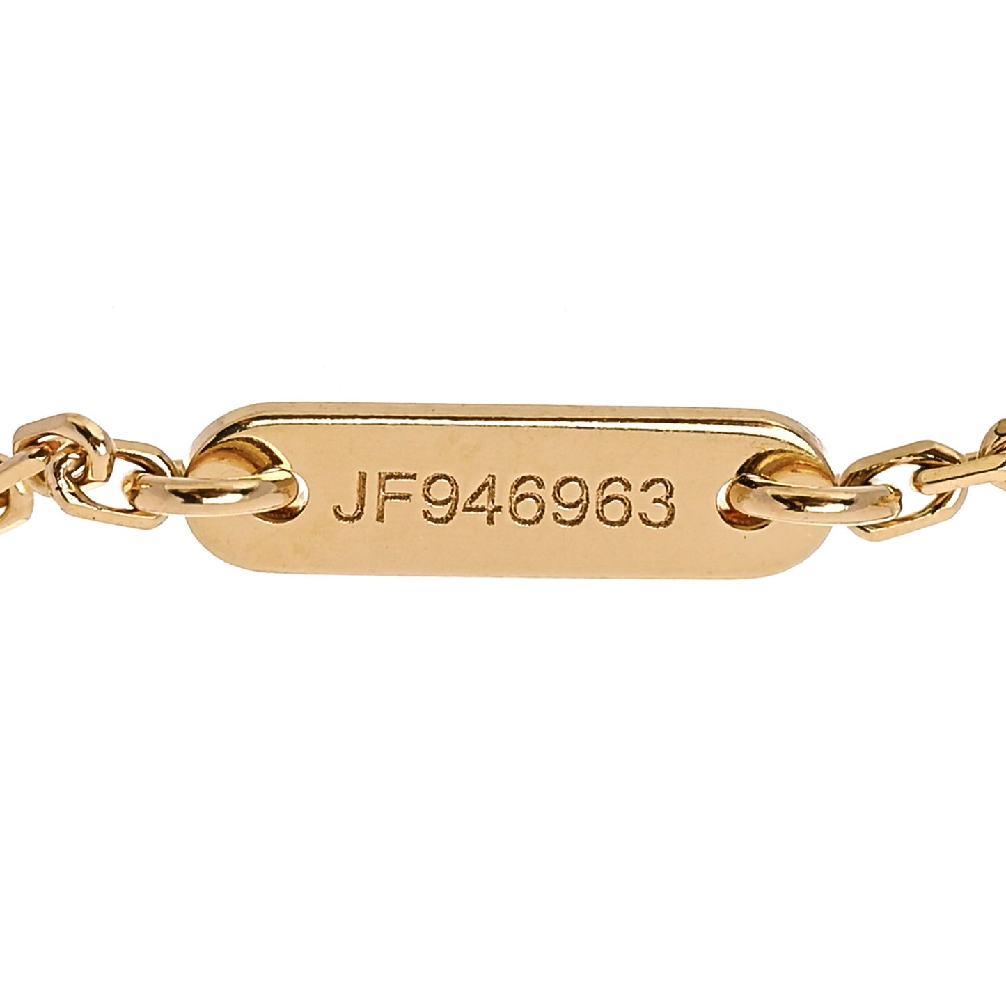 18K Yellow Gold Mother of Pearl Sweet Alhambra Bracelet
