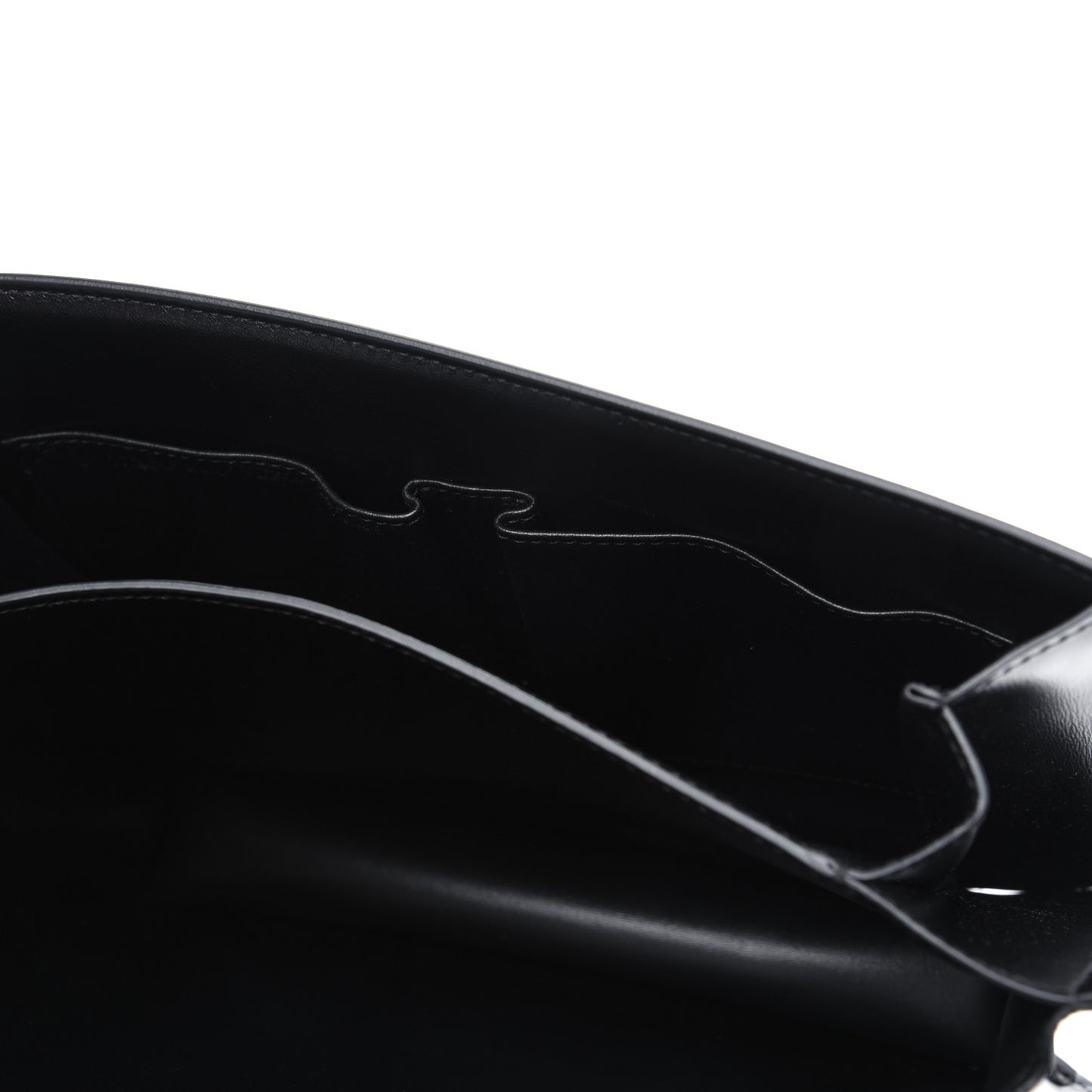 Box Calfskin Medium Classic Box Flap Bag Black