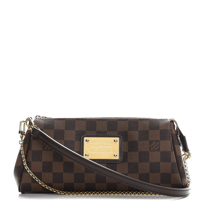 Louis Vuitton Damier Ebene Eva Clutch 1 of 8