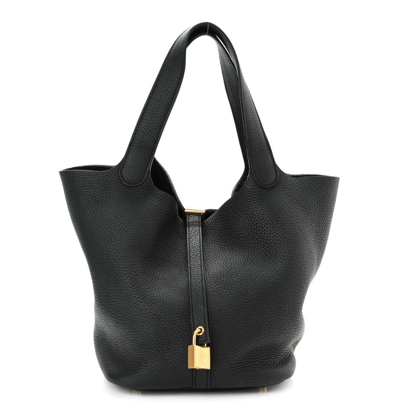 Taurillon Clemence Picotin Lock 22 MM Black