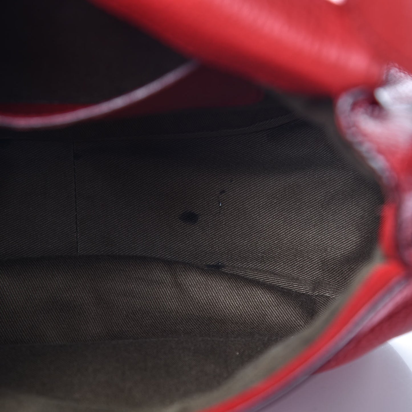 Calfskin Medium Marcie Round Crossbody Bag Red