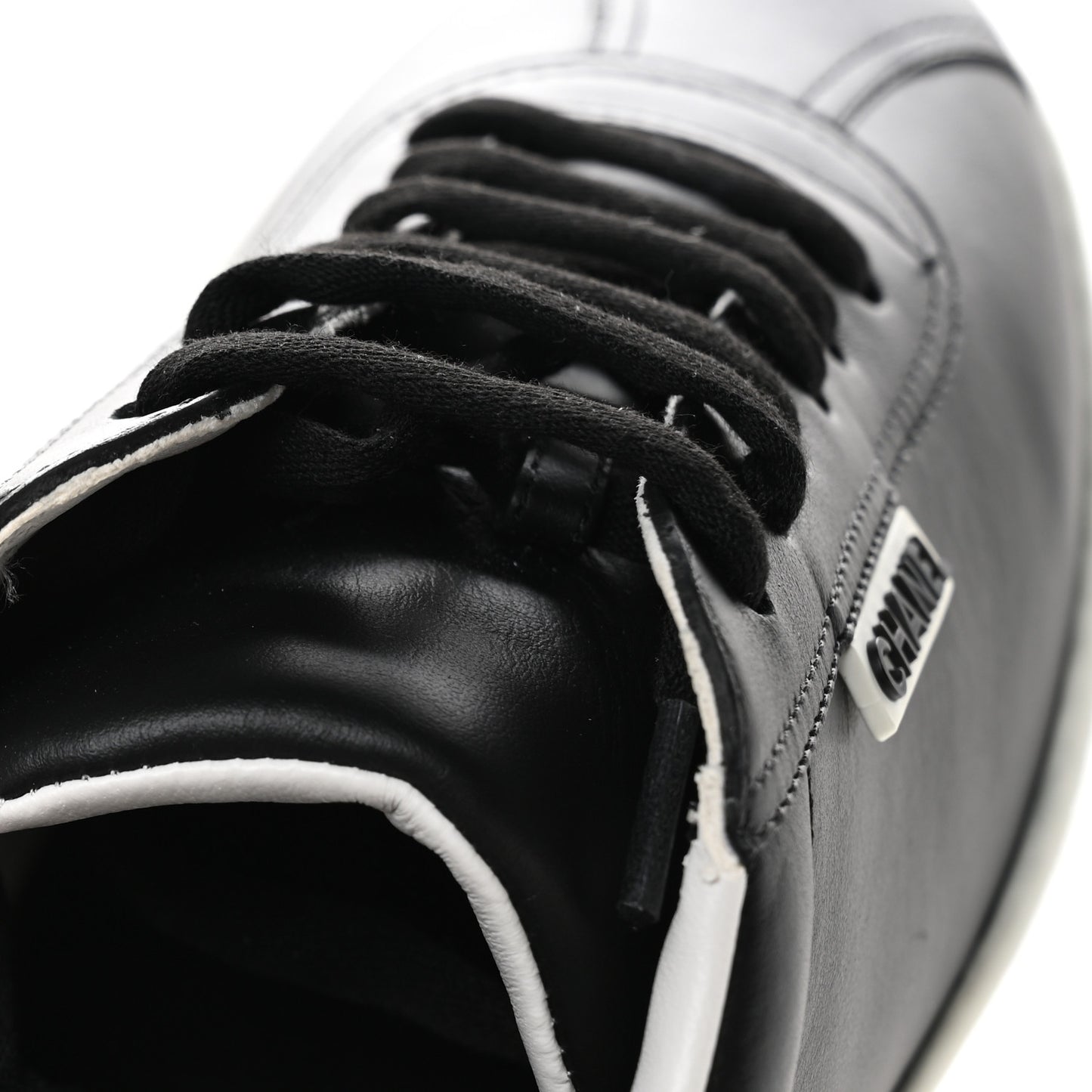 Calfskin CC Womens Sneakers 40.5 Black