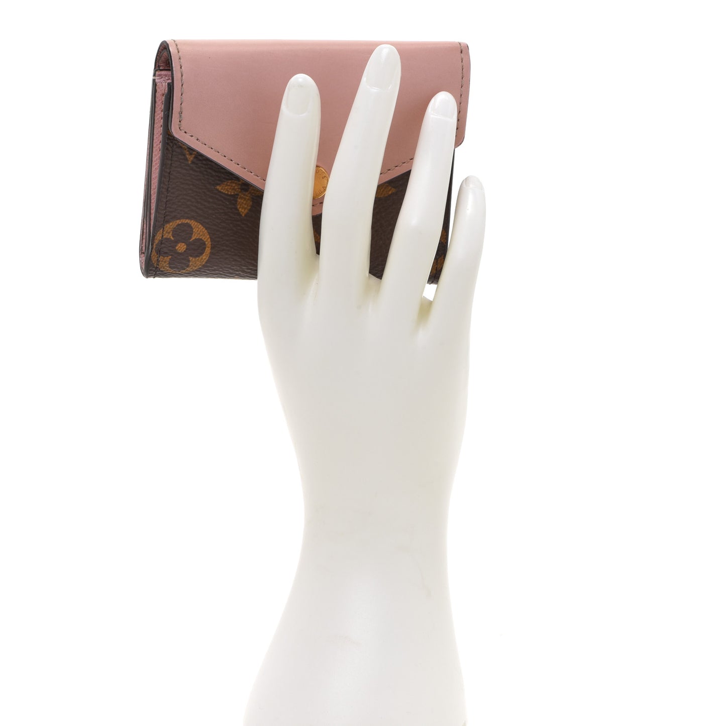 Monogram Zoe Wallet Rose Ballerine