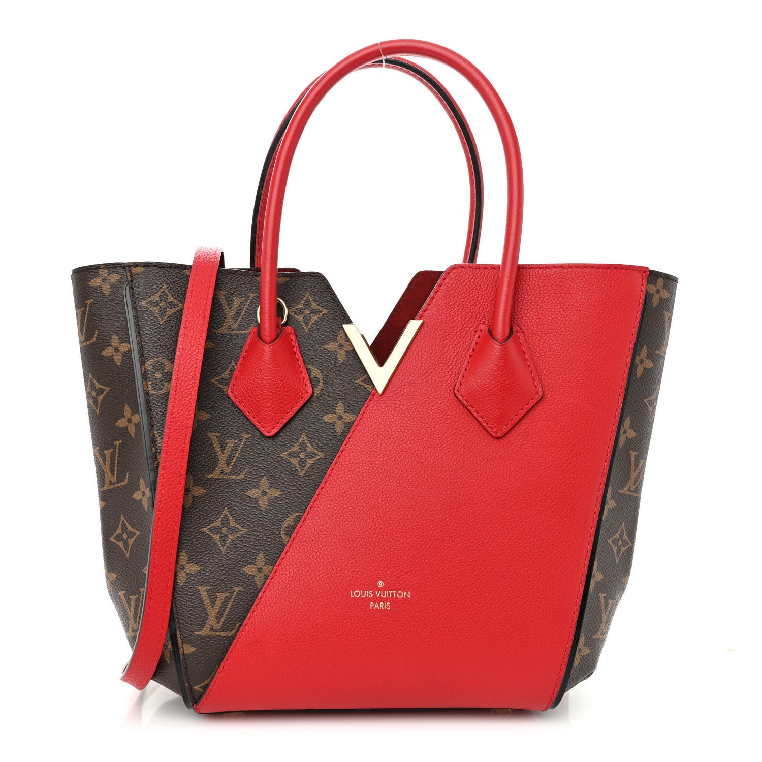 Louis Vuitton Calfskin Monogram Kimono Tote PM Cherry 1 of 10