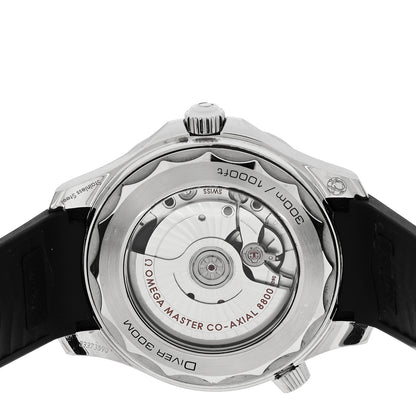 Omega Stainless Steel Rubber 42mm Seamaster Diver 300M Co-Axial Master Chronometer Automatic Watch Black 210.32.42.20.01.001 4 of 5