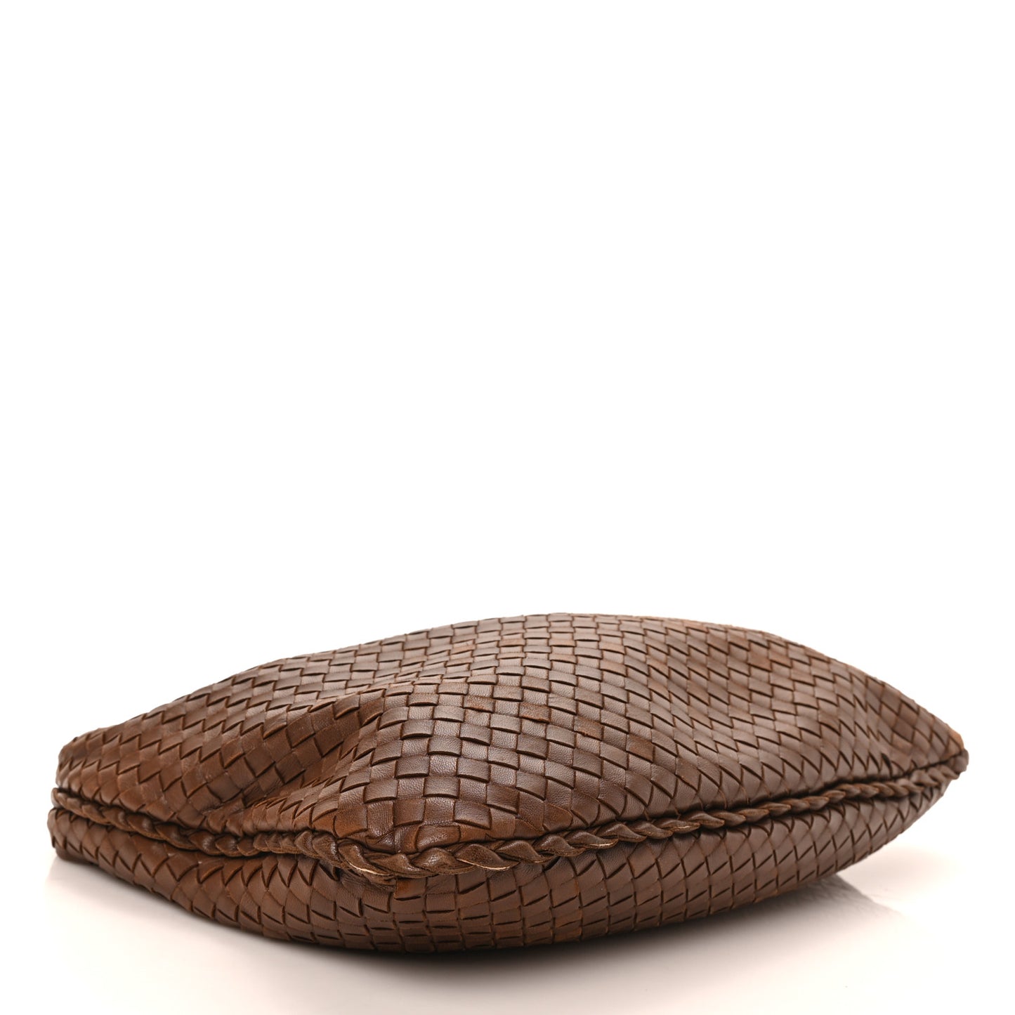 Nappa Intrecciato Medium Veneta Hobo Maple