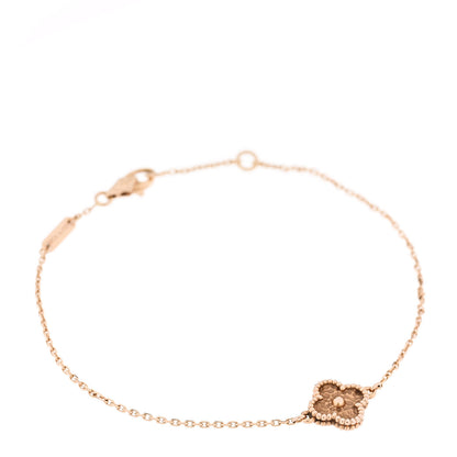 Van Cleef & Arpels 18K Rose Gold Sweet Alhambra Bracelet 1 of 5