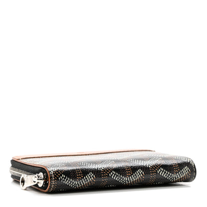Goyard Goyardine Matignon Porte Monnaei Wallet Black Gold 3 of 6