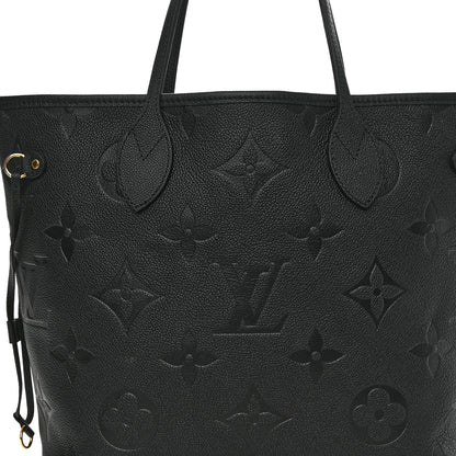 Louis Vuitton Empreinte Monogram Giant Neverfull MM Black 9 of 11