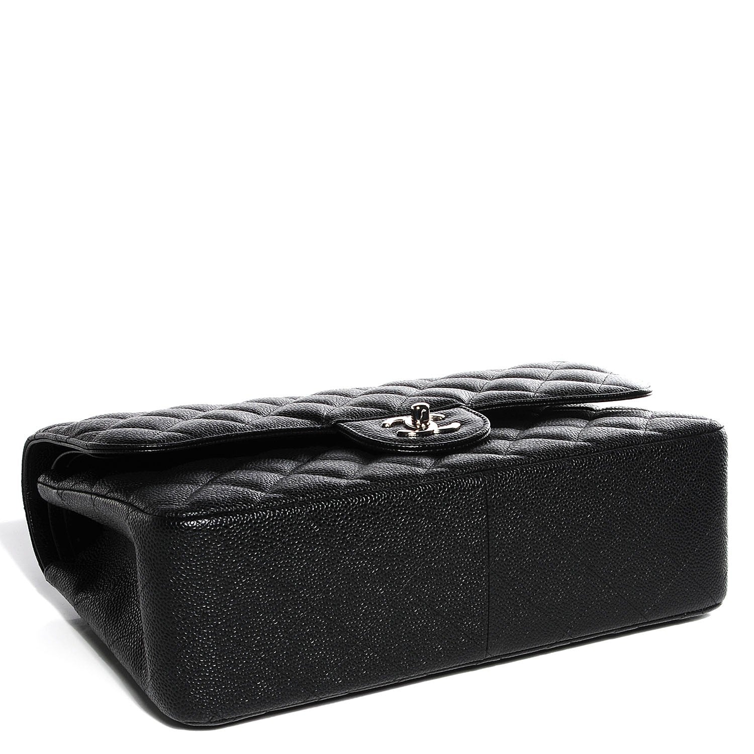 Chanel Caviar Quilted Jumbo Double Flap Black 4 of 9