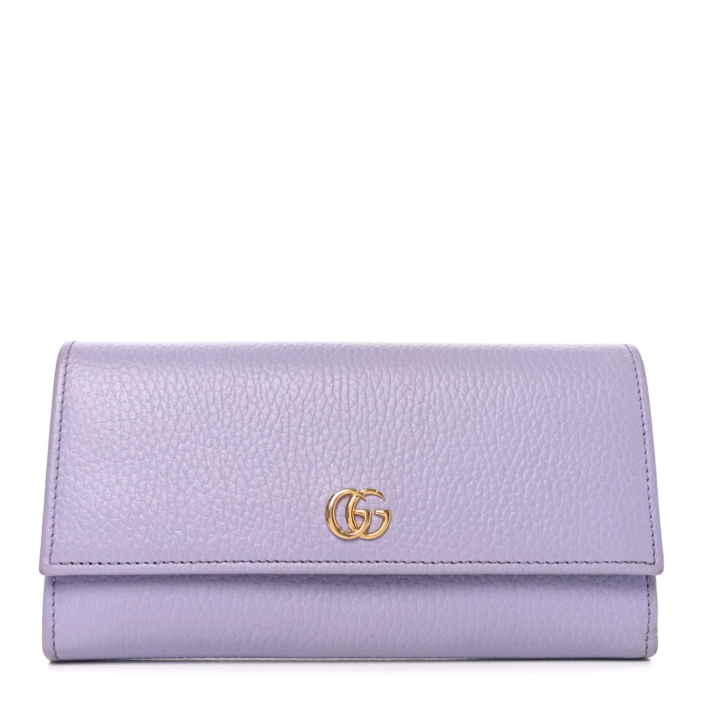 Dollar Calfskin GG Marmont Continental Wallet Lilac
