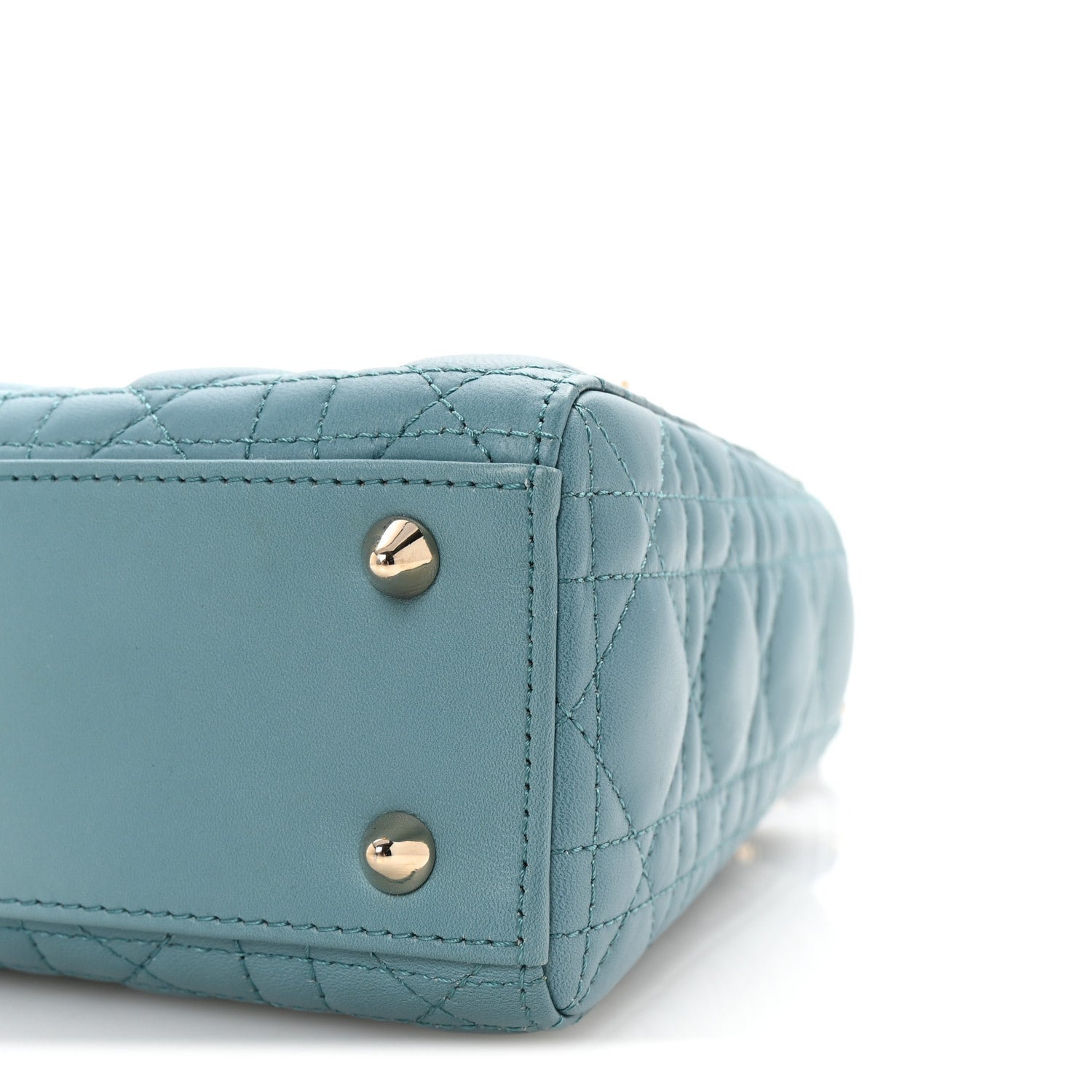Christian Dior Lambskin Cannage Gradient Small My ABCDior Lady Dior Blue 10 of 10