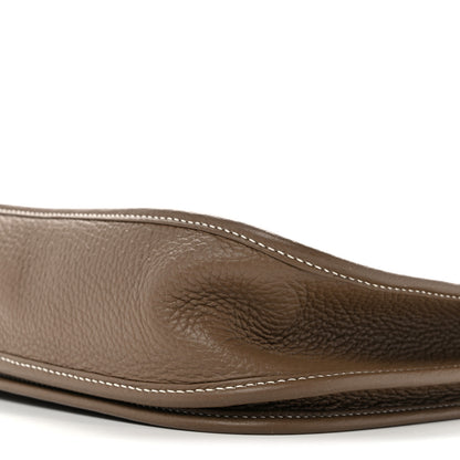 Hermes Taurillon Clemence Evelyne III PM Etoupe 10 of 11