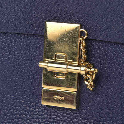 Chloe Grained Lambskin Drew Shoulder Bag Royal Navy 11 of 11
