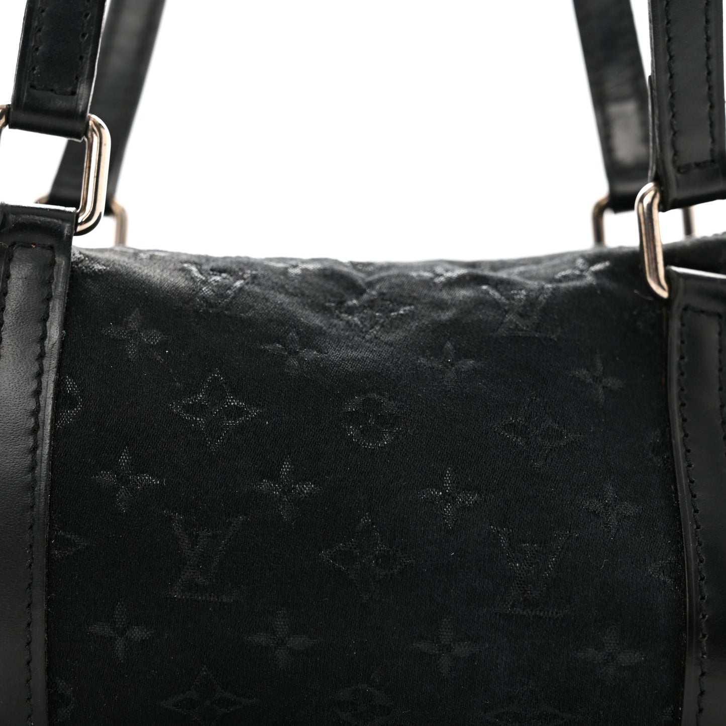 Satin Monogram Mini Papillon Black