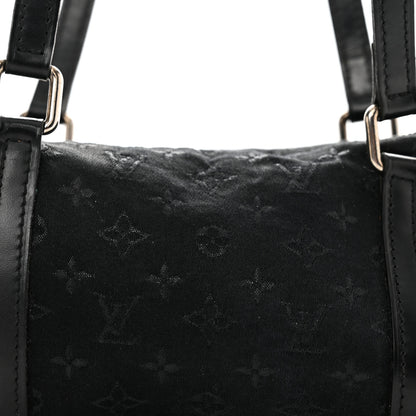 Louis Vuitton Satin Monogram Mini Papillon Black 7 of 9