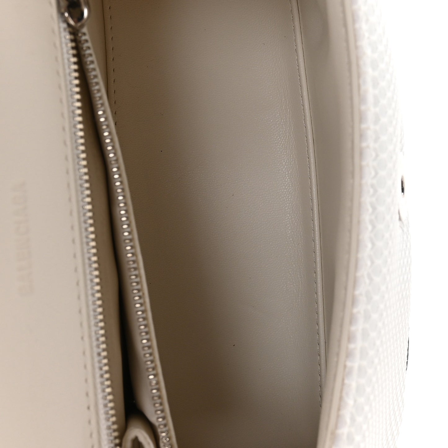 Faux Calfskin Fabric Glow In The Dark Small Sneakerhead Top Handle Bag White Orange