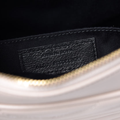 Saint Laurent Calfskin Matelasse Monogram Lou Camera Bag Washed Light Pink 7 of 10
