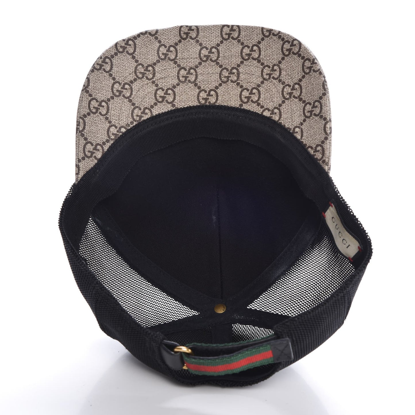 GG Supreme Monogram Kingsnake Print Baseball Hat XL 60 Beige