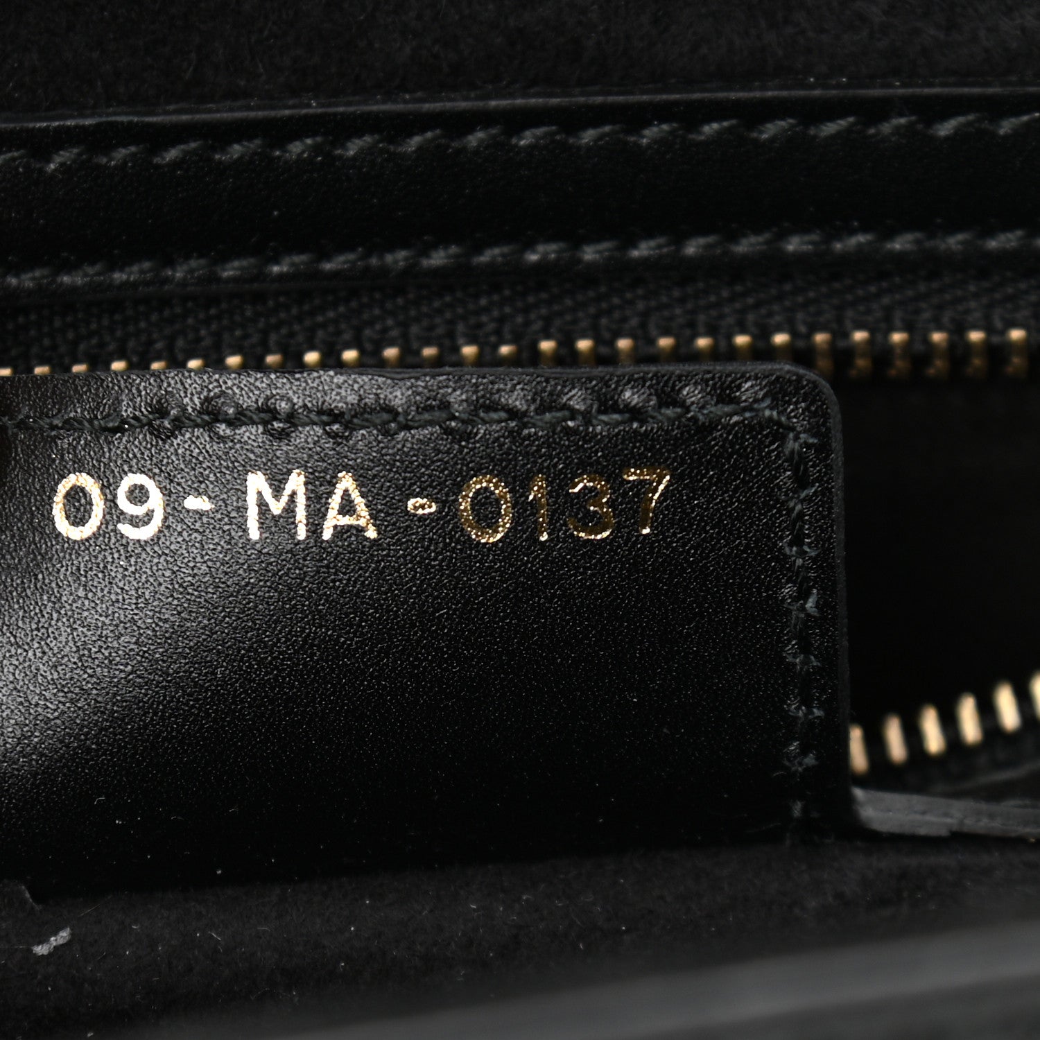 Christian Dior Calfskin D Fence Saddle Bag Black 7 of 11