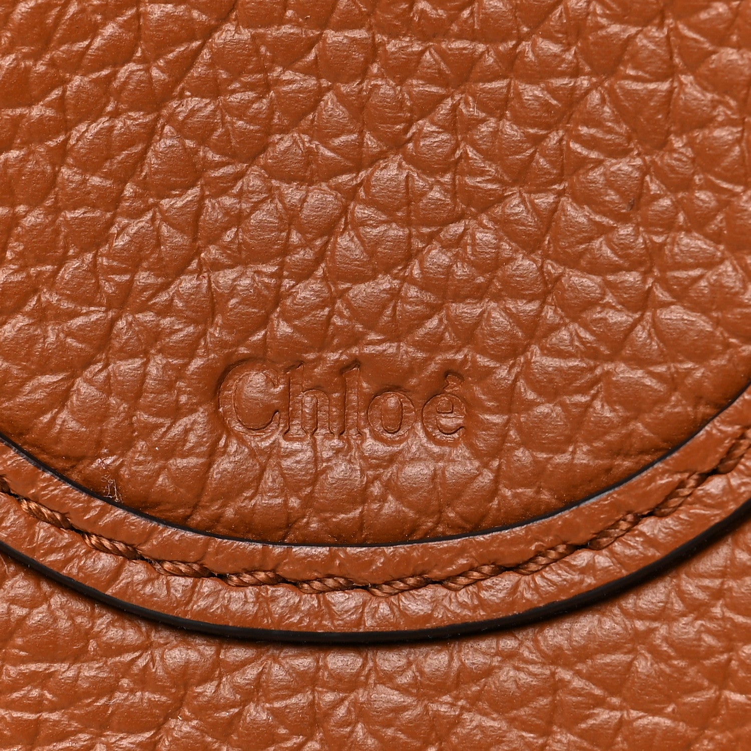 Chloe Calfskin Nano Marcie Saddle Bag Tan 8 of 8