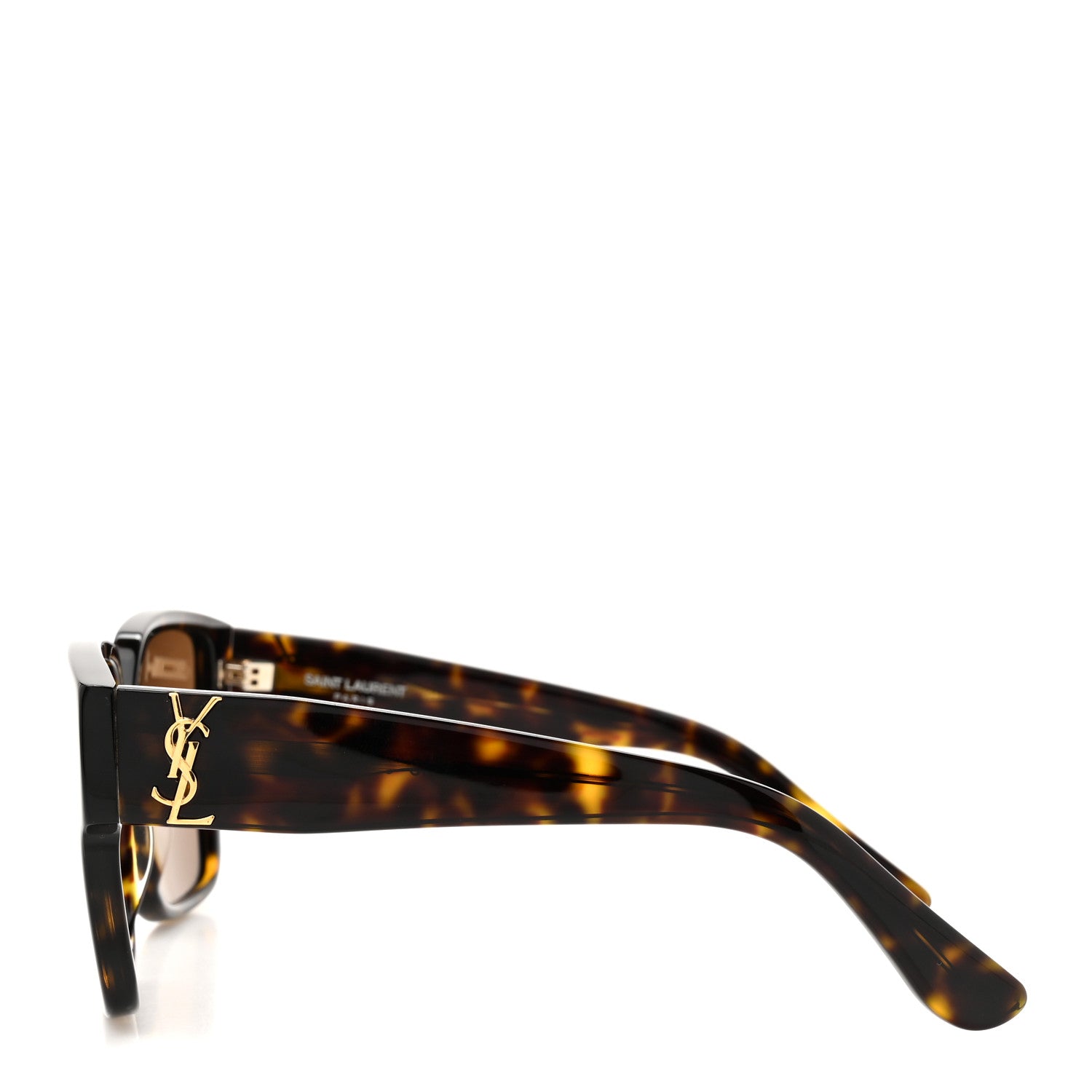 Saint Laurent Acetate Square SL M9 Sunglasses Tortoise 3 of 7