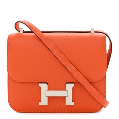 Hermes Epsom Constance 18 Orange Poppy 1 of 11
