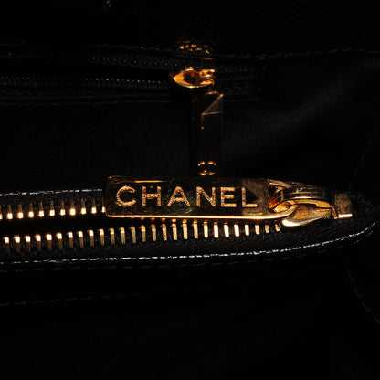 Chanel Caviar Grand Shopping Tote GST Black 6 of 9