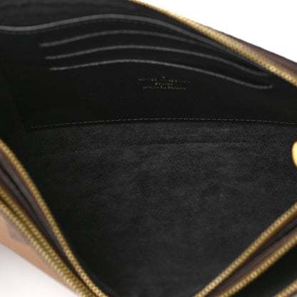 Louis Vuitton Reverse Monogram Giant Double Zip Pochette 5 of 9