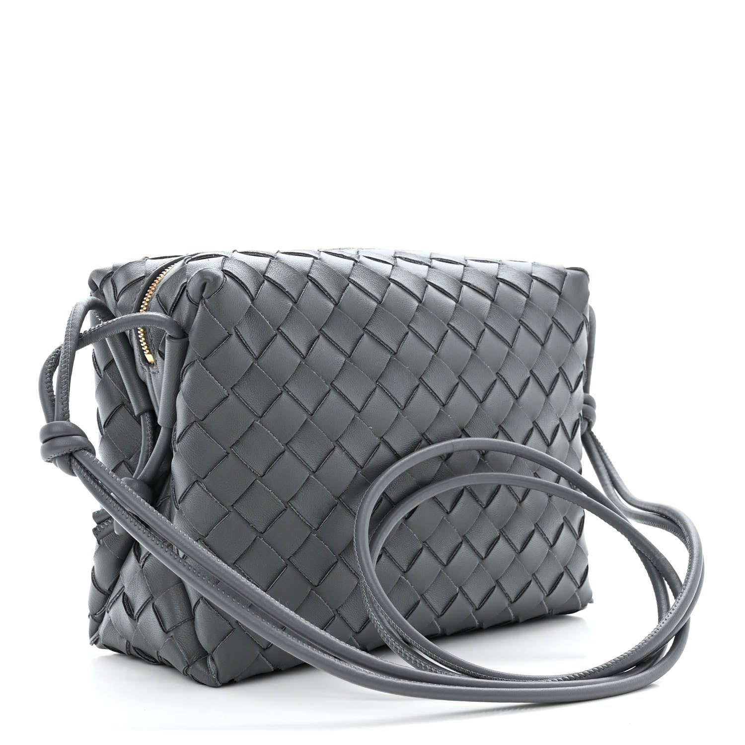 Bottega Veneta Nappa Intrecciato Small Loop Camera Bag Thunder 3 of 9