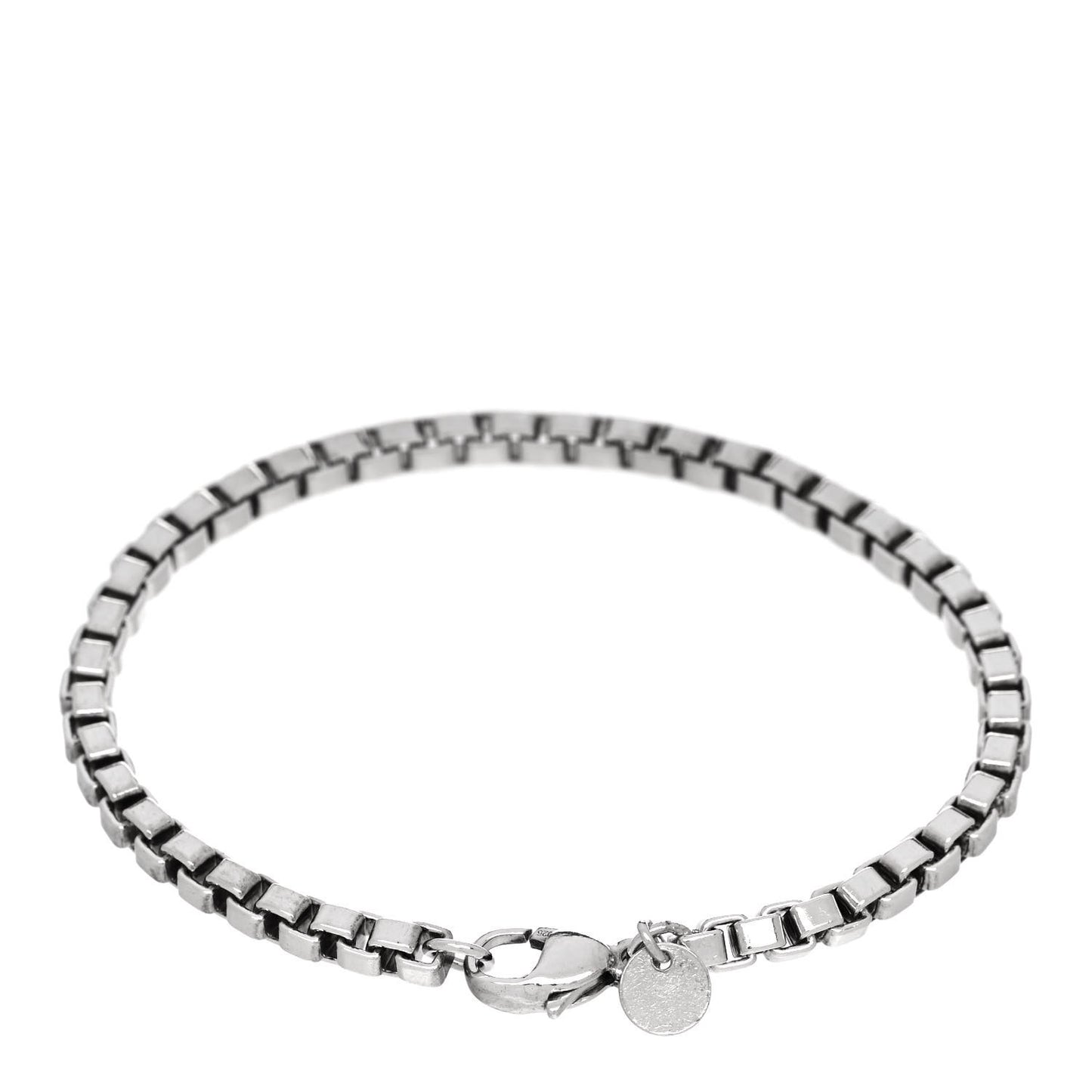 Sterling Silver 4mm Venetian Link Bracelet