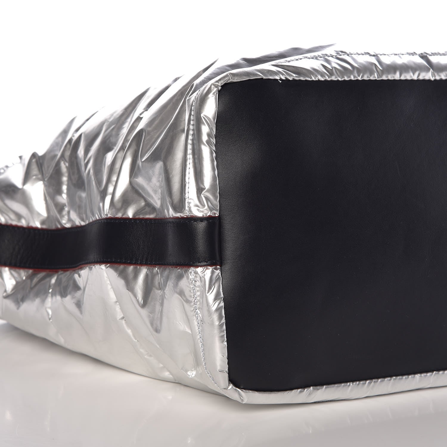 Chanel Reversible Airlines Tote Silver Navy 12 of 18