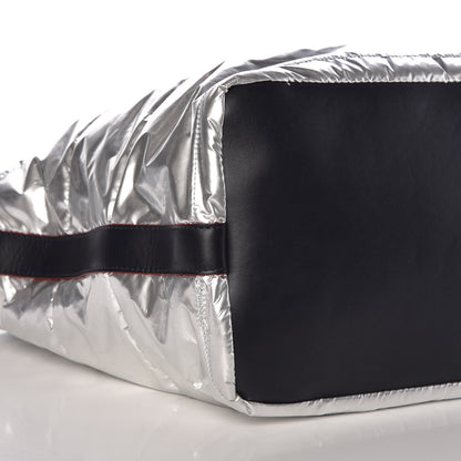 Chanel Reversible Airlines Tote Silver Navy 12 of 18