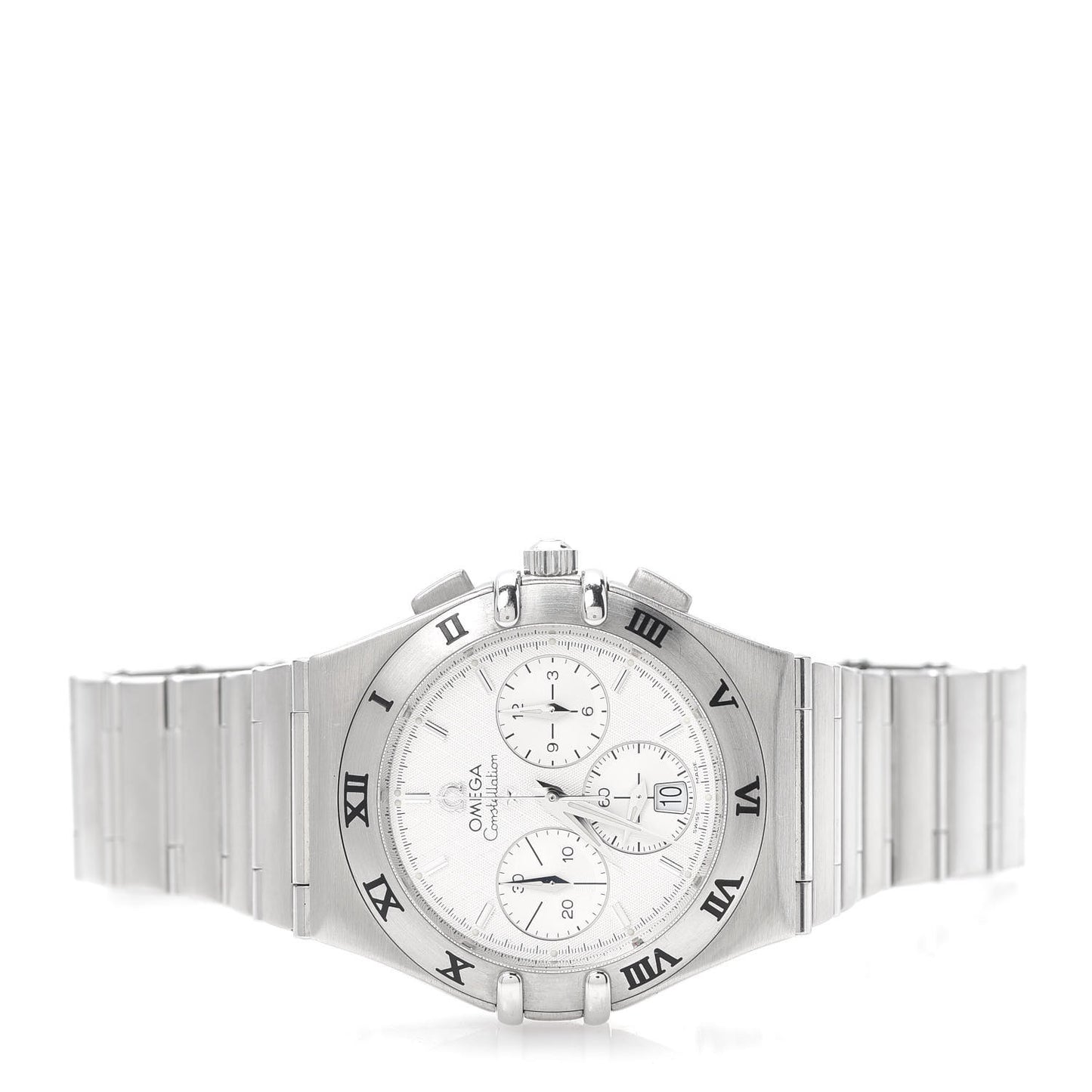 Stainless Steel 38mm Constellation Chronograph Automatic Watch White 1542.30.00