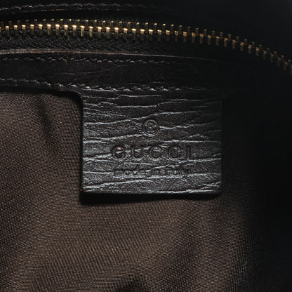 Gucci Monogram Large Horsebit Chain Hobo Brown 6 of 7
