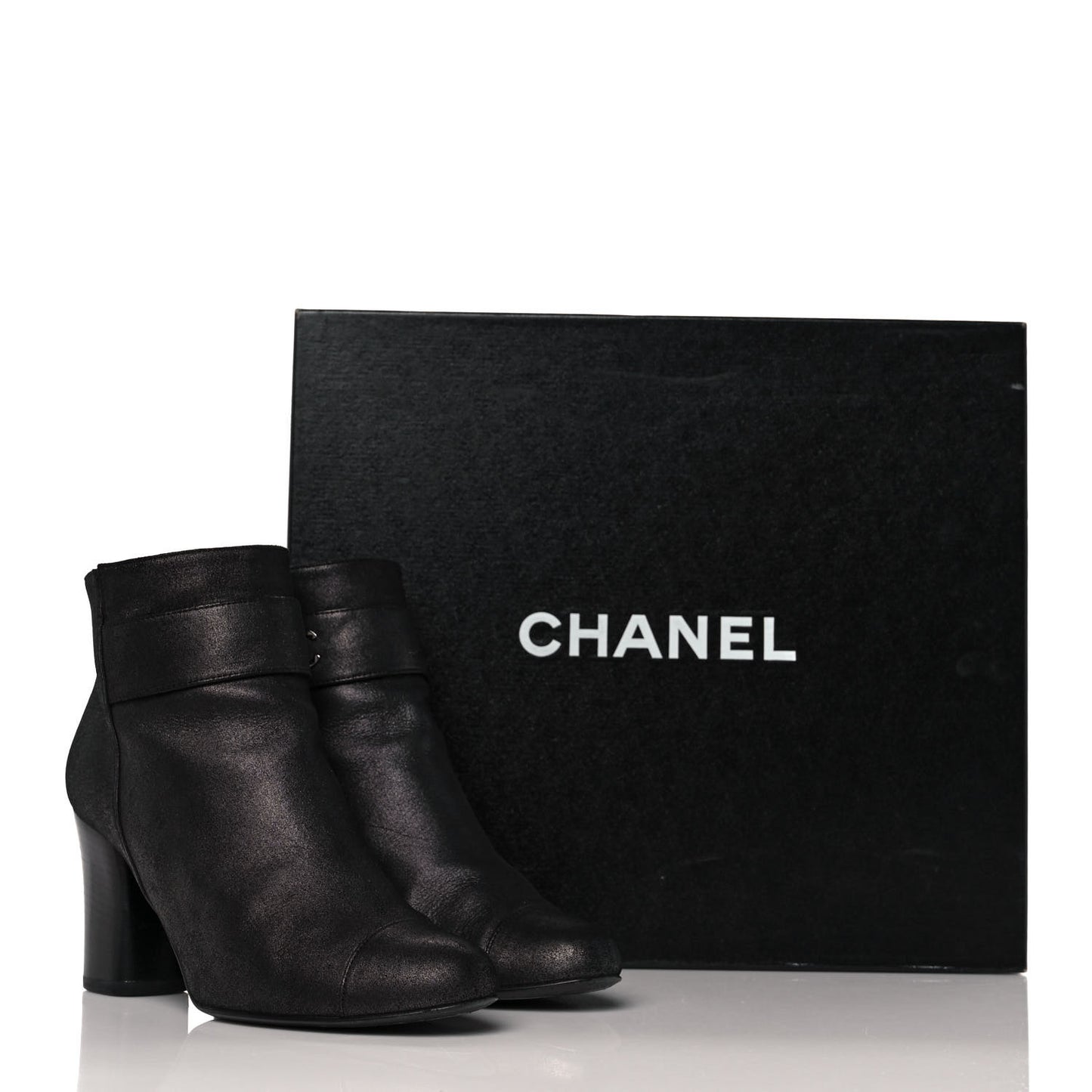 Suede CC Ankle Boots 35.5 Black