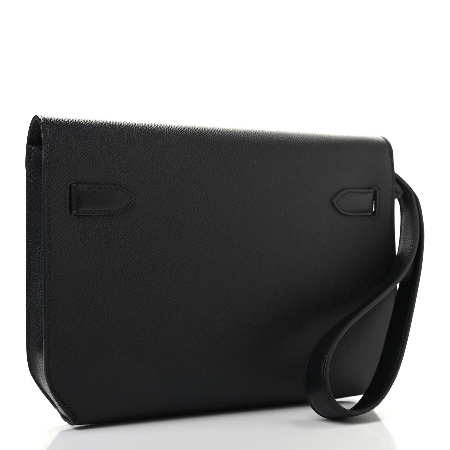 Hermes Epsom Kelly Depeches 25 Pouch Black 3 of 10