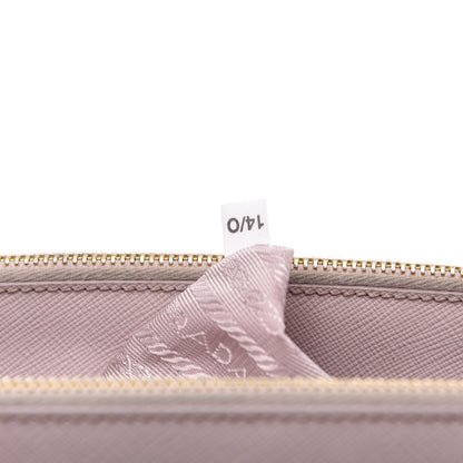 Prada Saffiano Small Galleria Double Zip Tote Mughetto 8 of 20